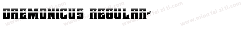 Daemonicus Regular字体转换